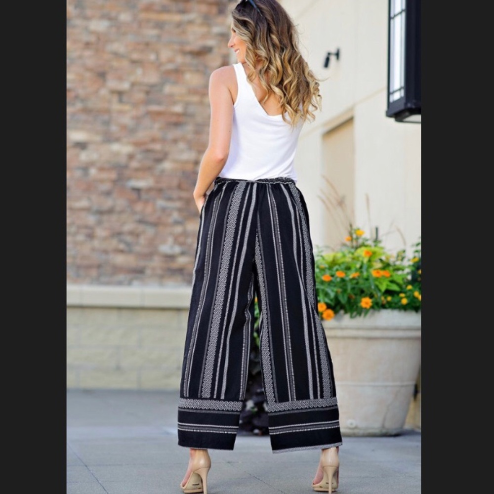 BOHO WIDE-LEG PANTS - Picture 2 of 2